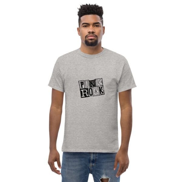 camiseta gris hombre